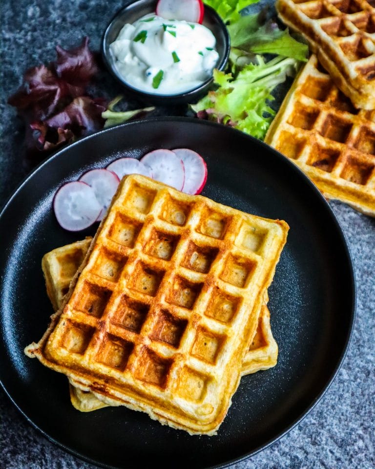 Rezept Herzhafte Kräuterquarkwaffeln