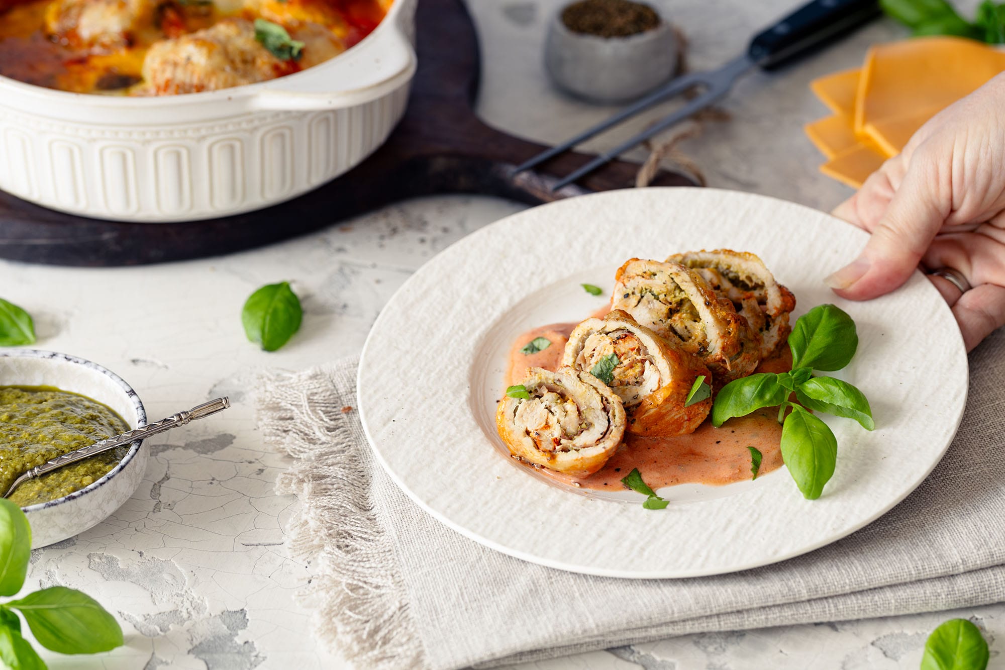 Rezept Puten-Pesto-Rouladen