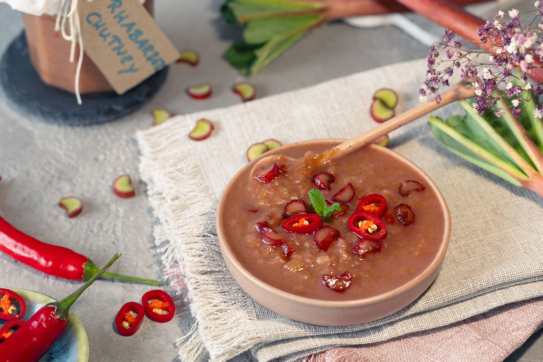 Rezept Rhabarber Chutney