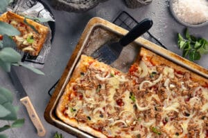 Rezept Fitness-Pizza mit Skyr