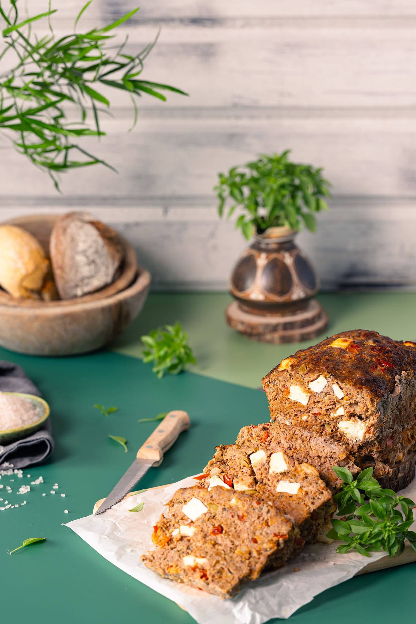 Rezept Hackbraten mediterran