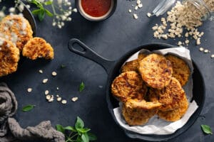 Rezept fleischlose Frikadellen mit voller Veggie-Power
