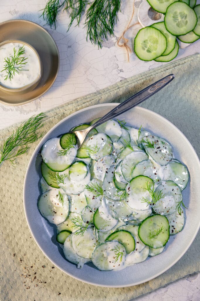 Rezept Gurkensalat