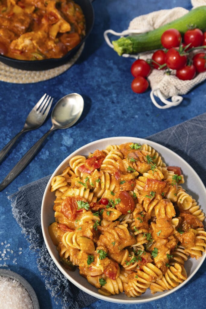 Rezept All-in-One Ofengeschnetzeltes