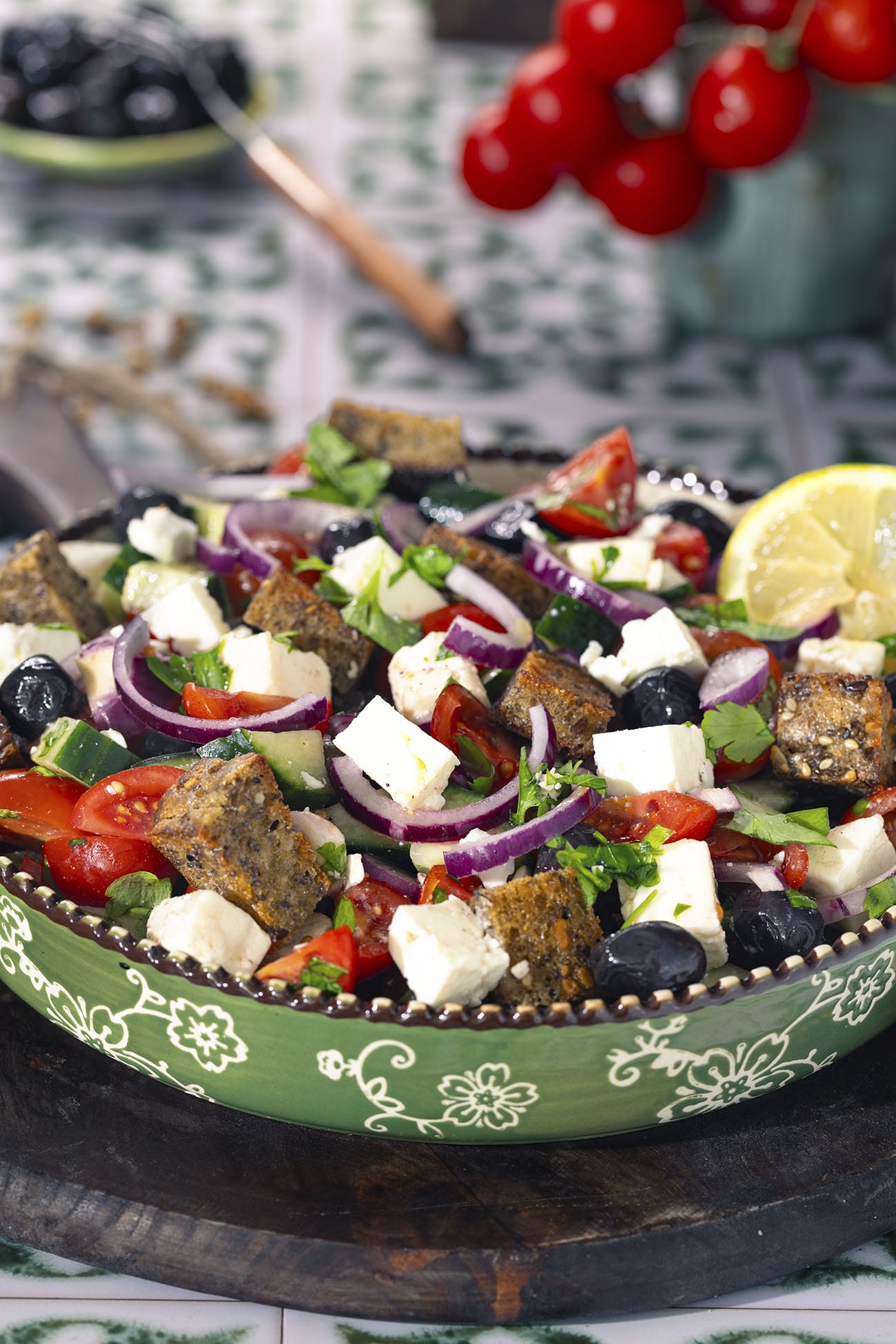 Rezept Bauernsalat mit Vollkorncroutons