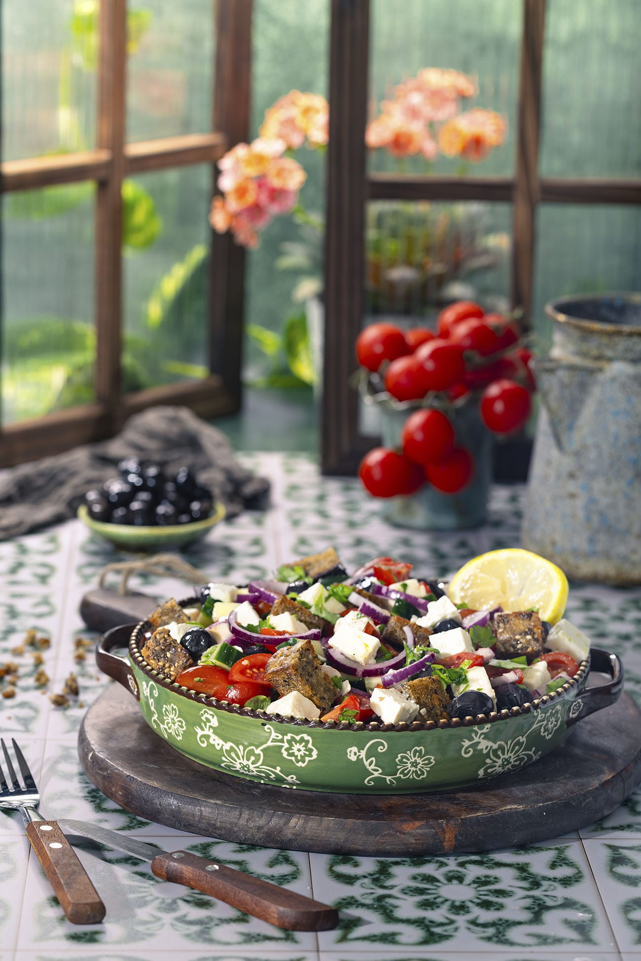 Rezept Bauernsalat mit Vollkorncroutons