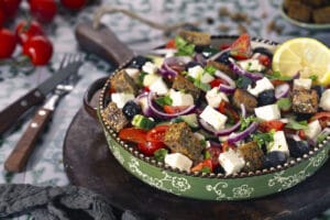 Rezept Bauernsalat mit Vollkorncroutons