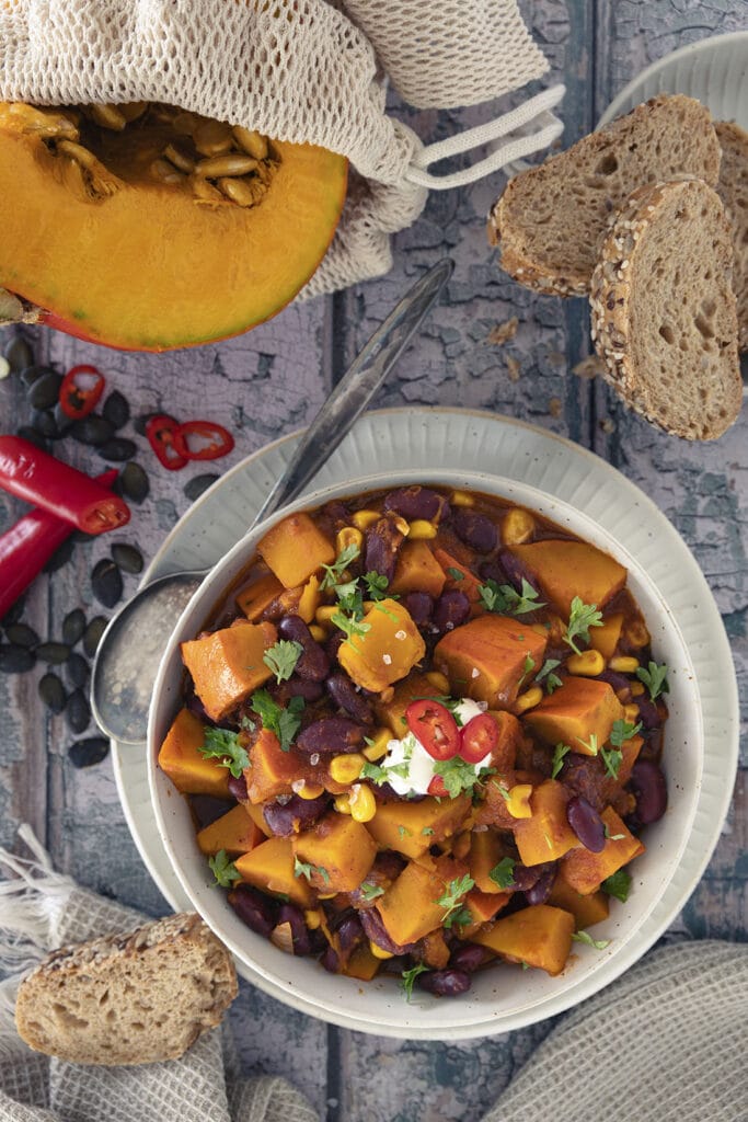 Rezept Chili con Kürbis