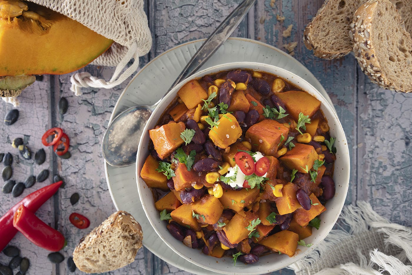 Rezept Chili con Kürbis