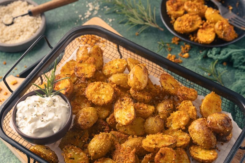 Rezept Ofenkartoffeln mit Crunch