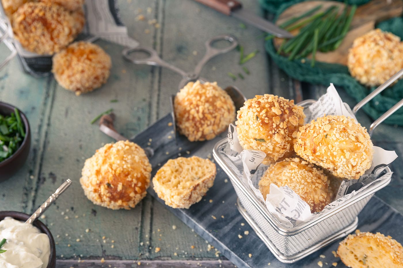 Rezept Herzhafte Quarkbällchen