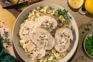 Rezept Zitronen-Kräuter-Putenrolle